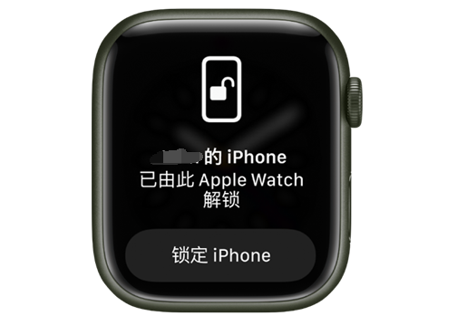 陵川苹果手机维修分享用 AppleWatch 解锁配备面容 ID 的 iPhone方法 