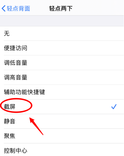 陵川苹果手机维修分享iPhone12如何启用双击截屏 